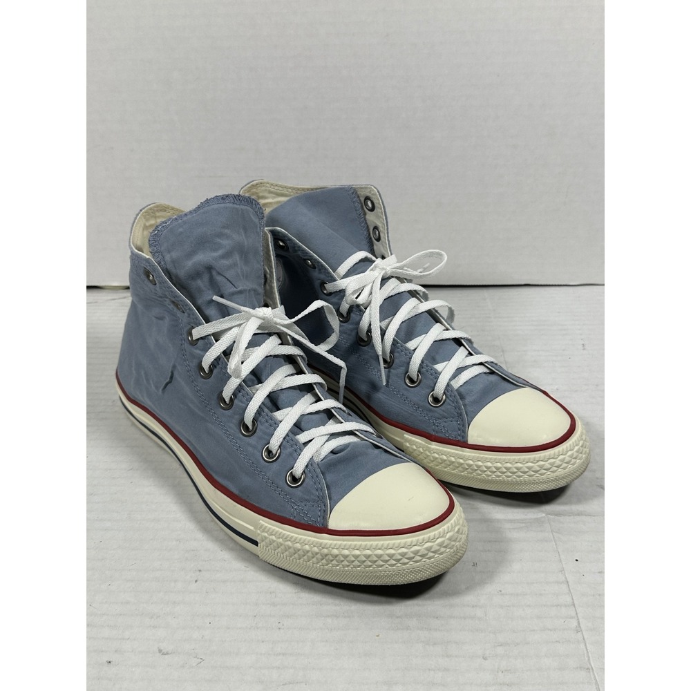 Converse Chuck Taylor AllStar High Top Blue Canvas Sneakers 157608C Mens 10 W 12